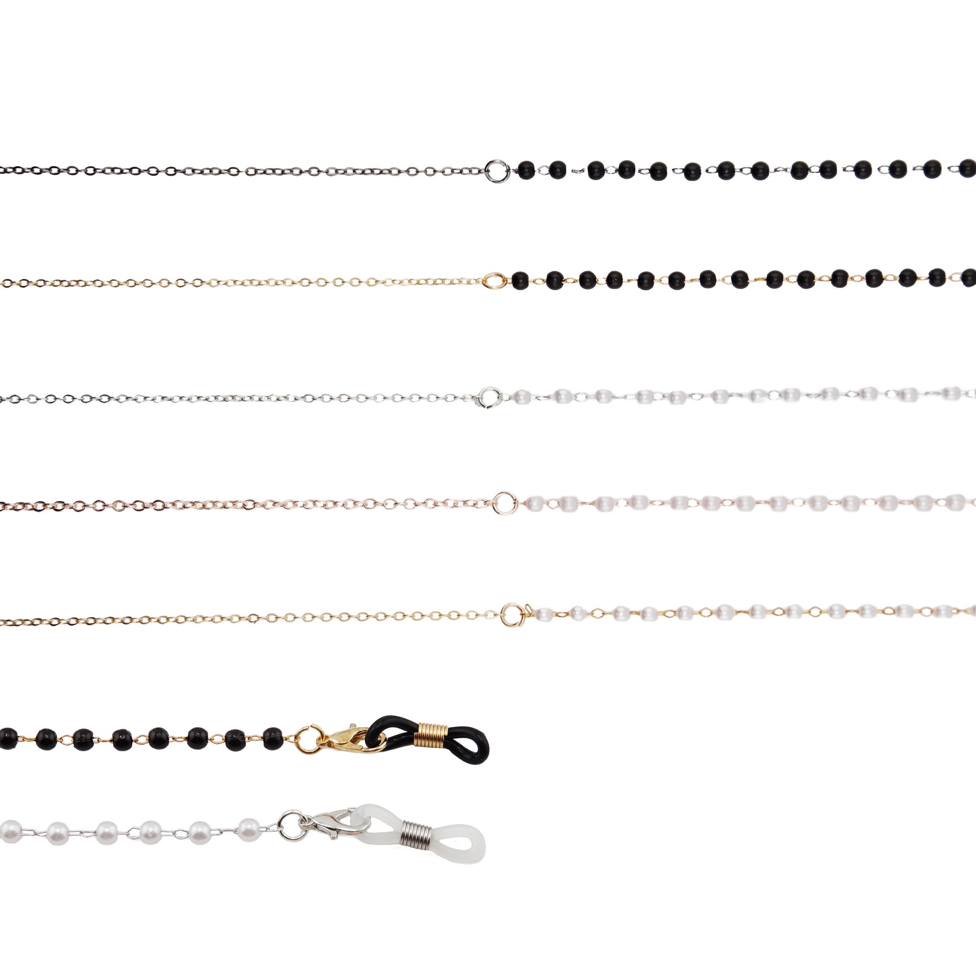 Chaînes avec imitation de perles