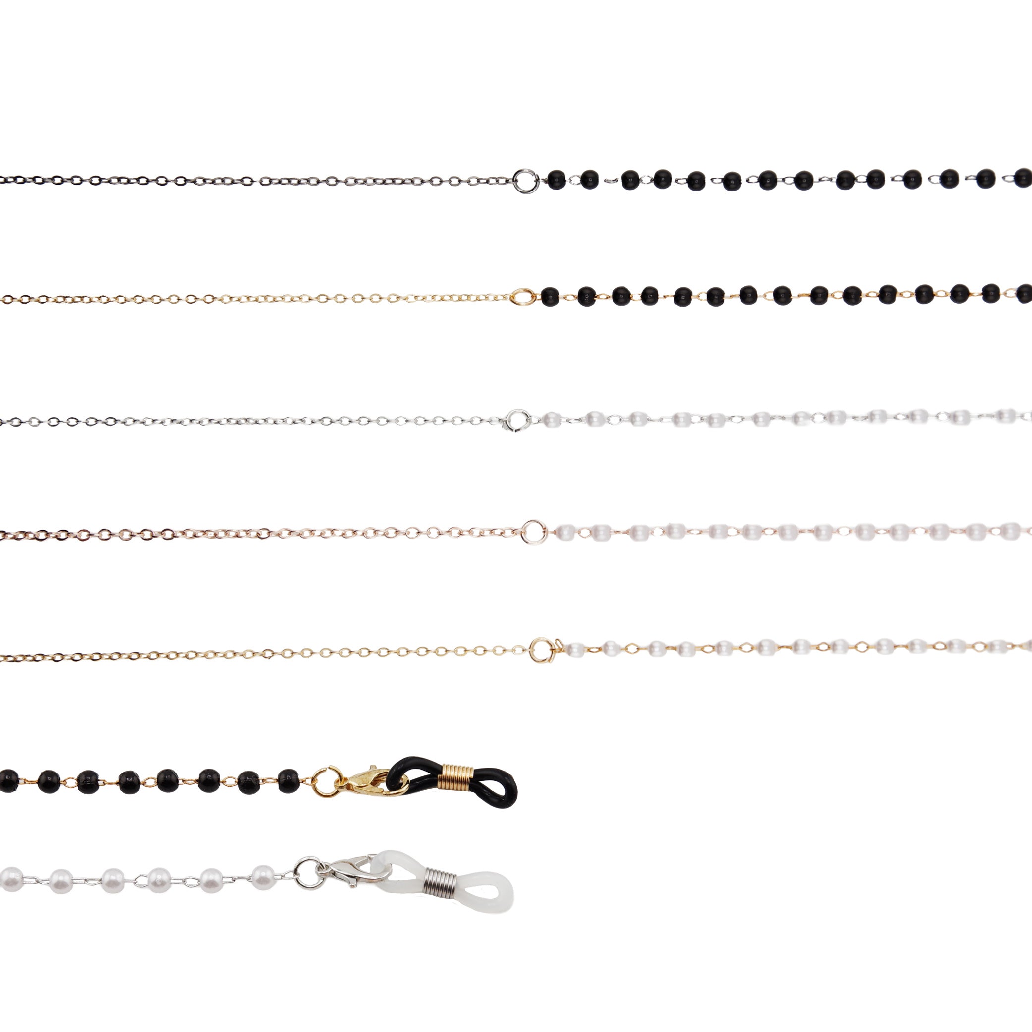 Chaînes avec imitation de perles