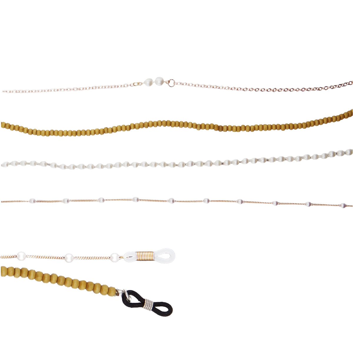 Imitation pearls chains