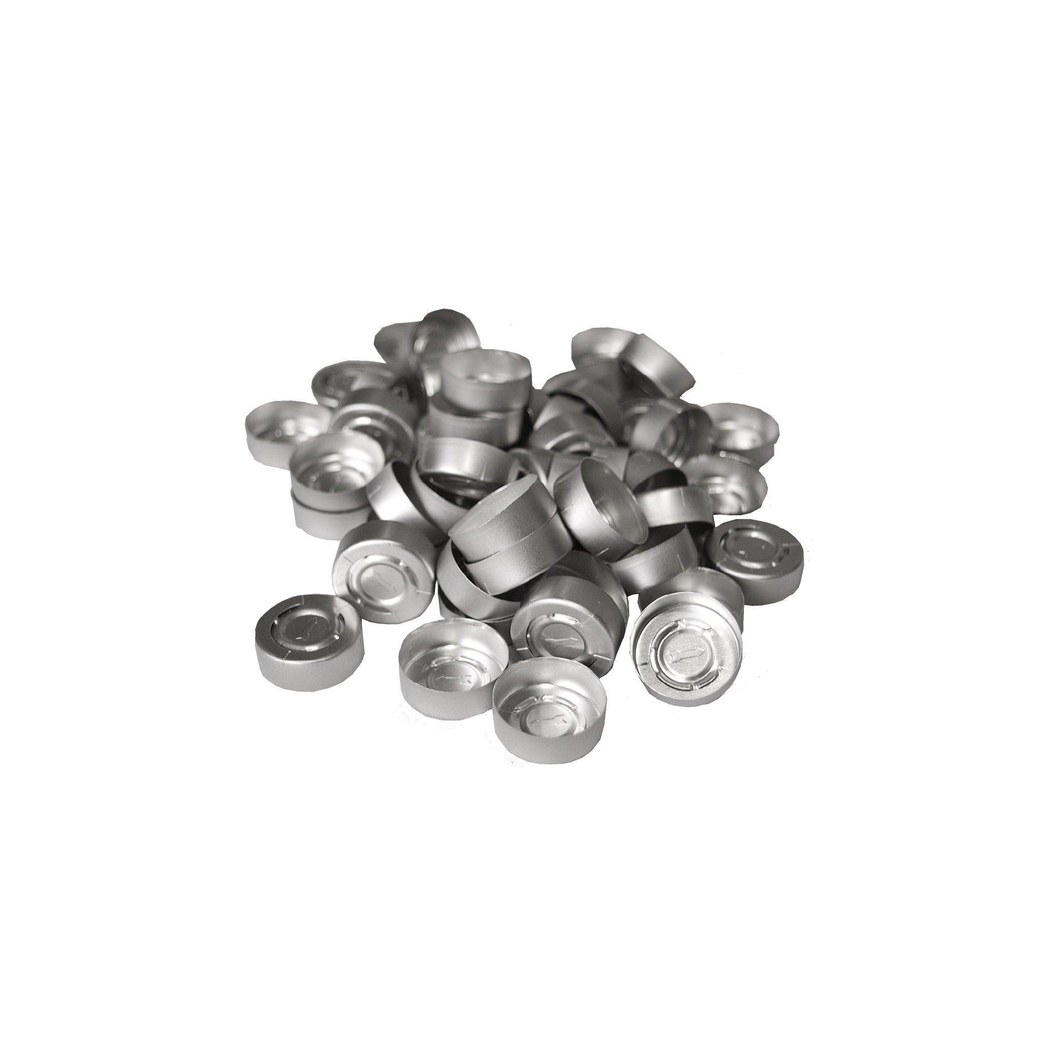 Contact lens metal caps