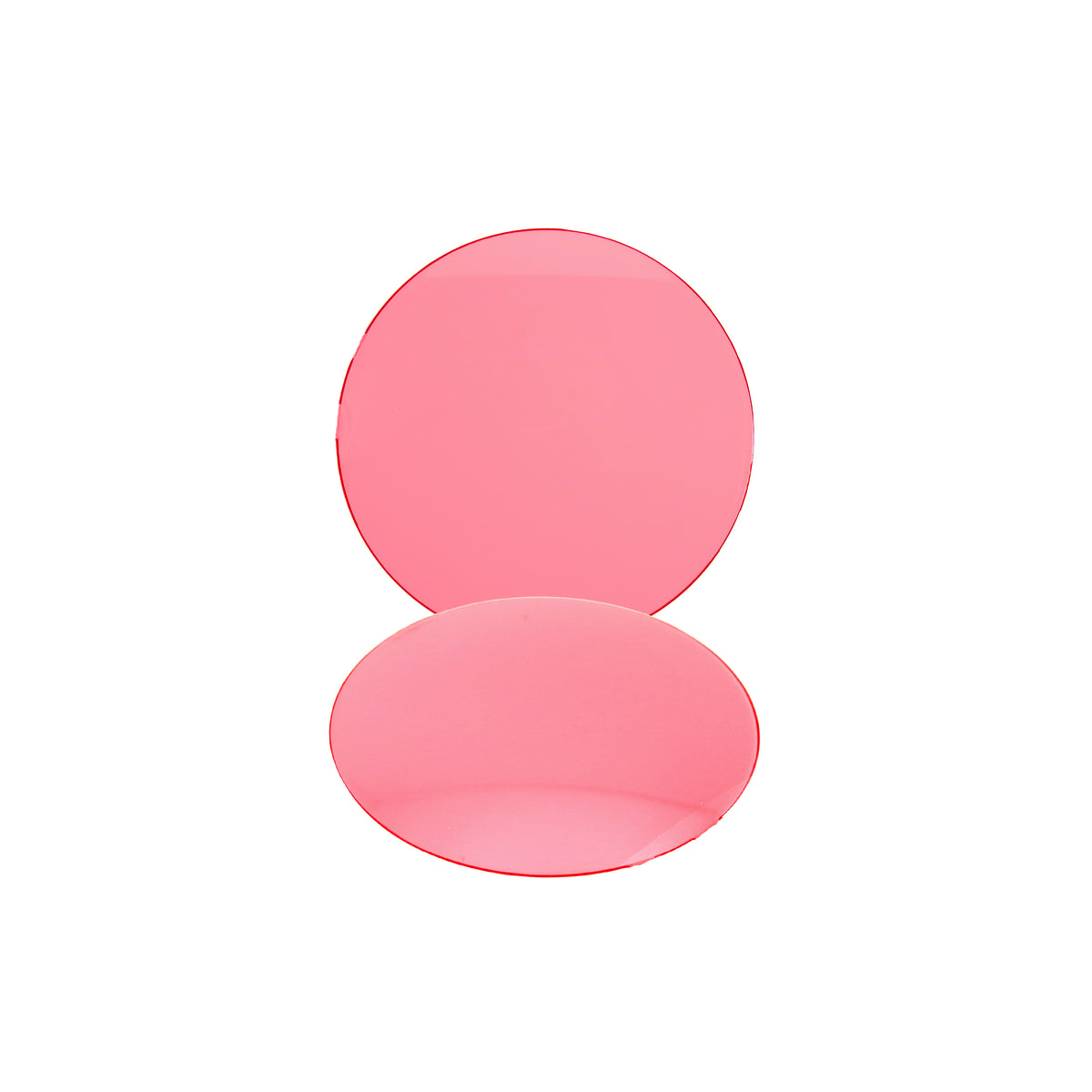 Lentilles base 4 polycarbonate rose