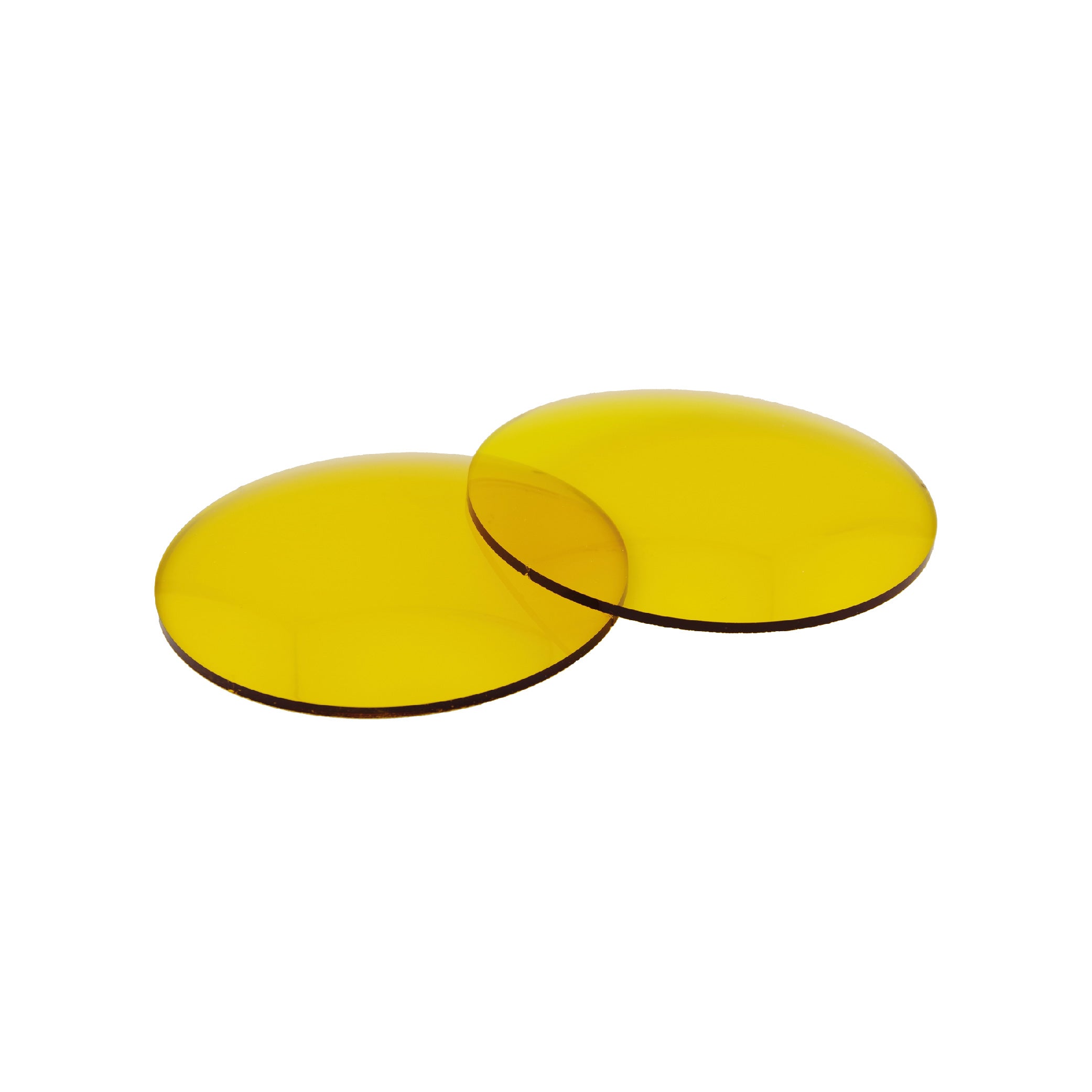 Lentilles base 6 CR39 jaunes