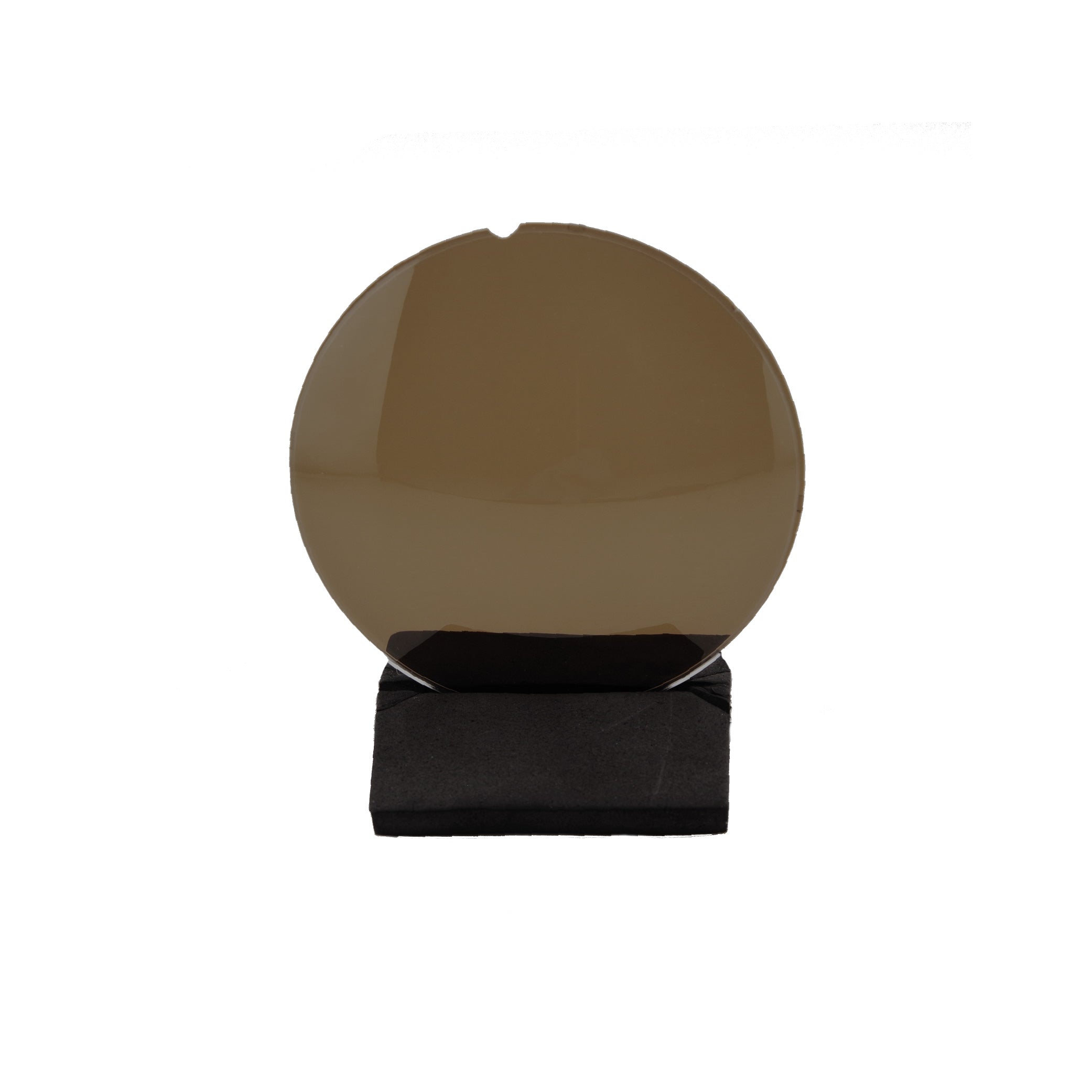 Lentilles base 6 CR39 polarisées brunes