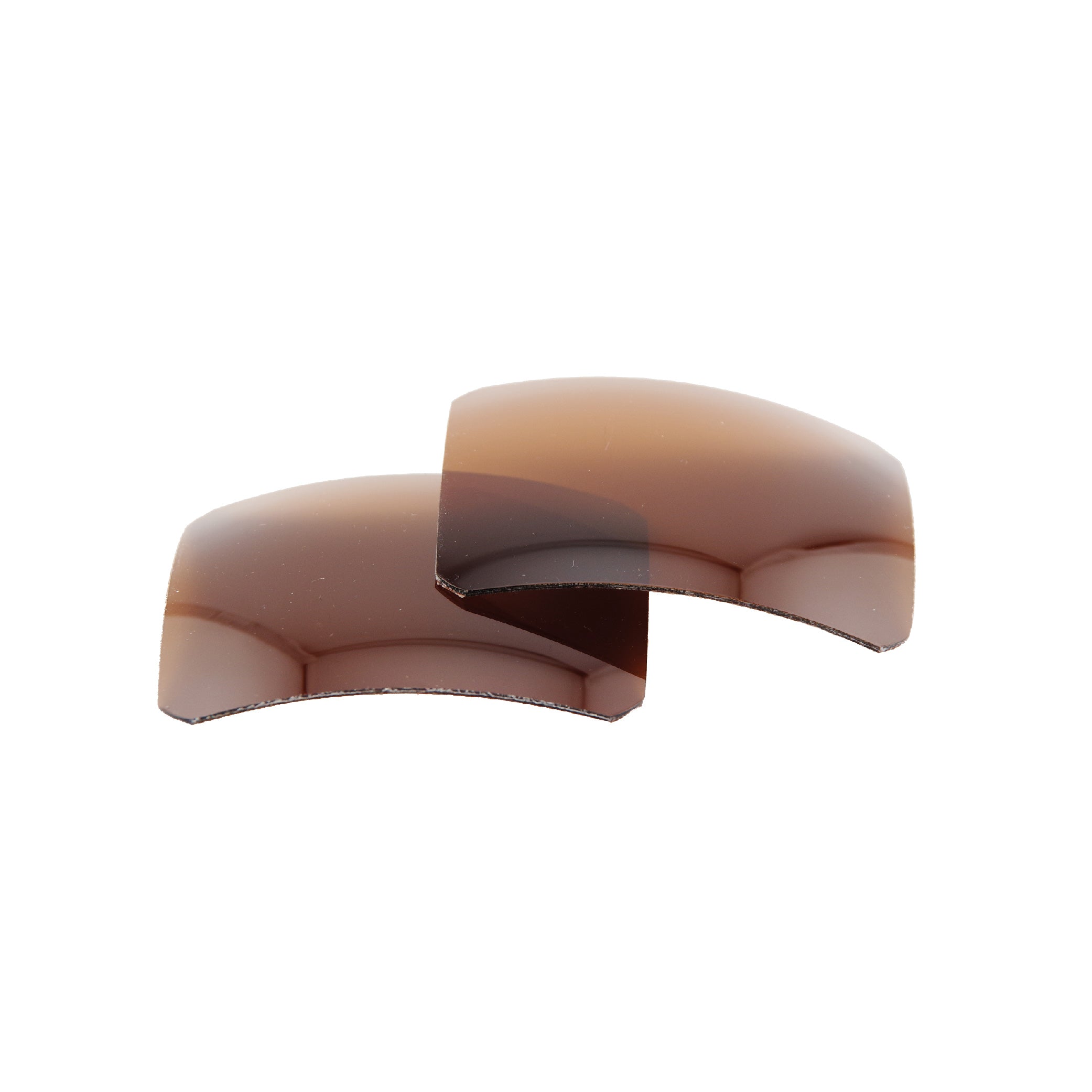Lentilles base 6 polycarbonate polarisées brunes