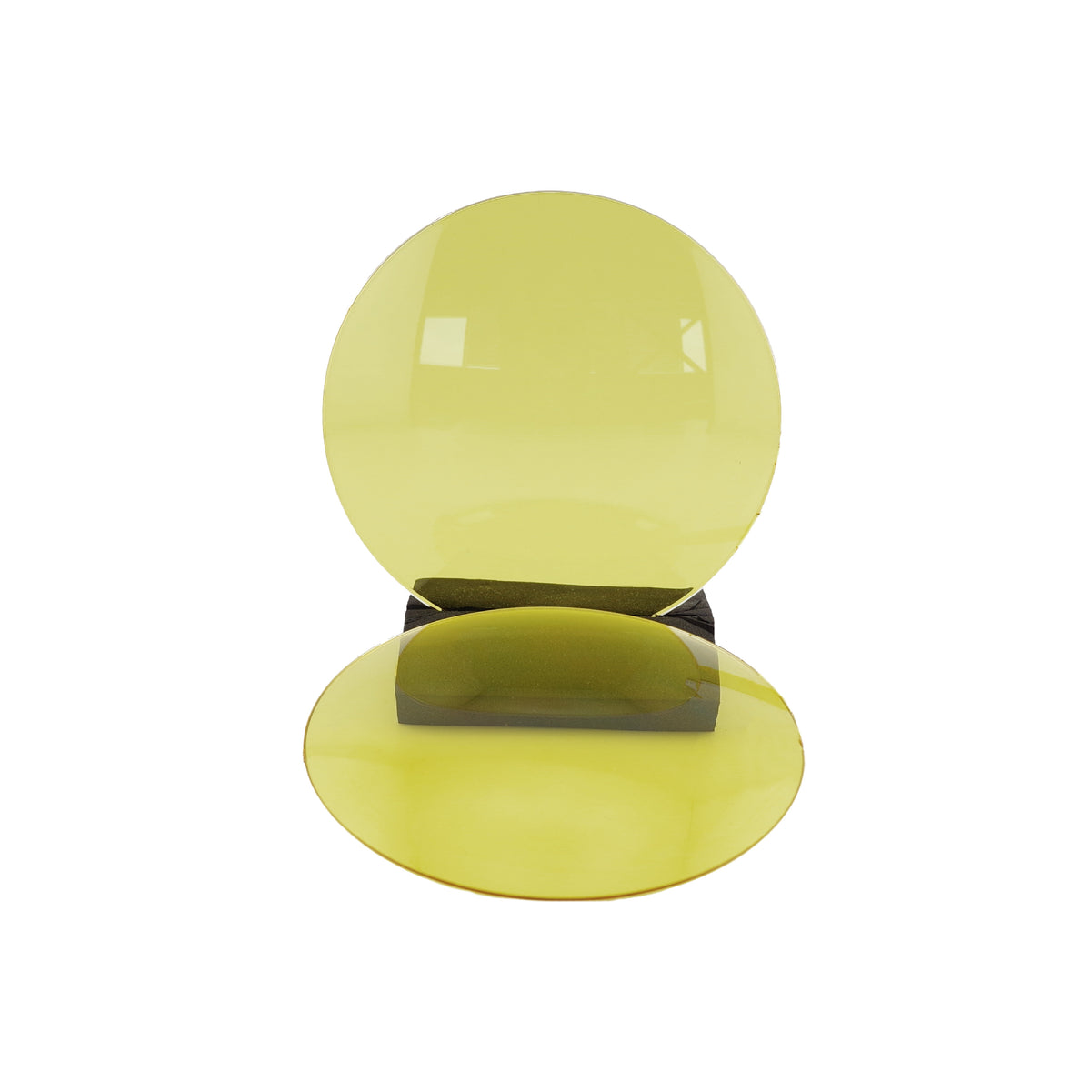 Lentilles base 8 CR39 35% jaunes