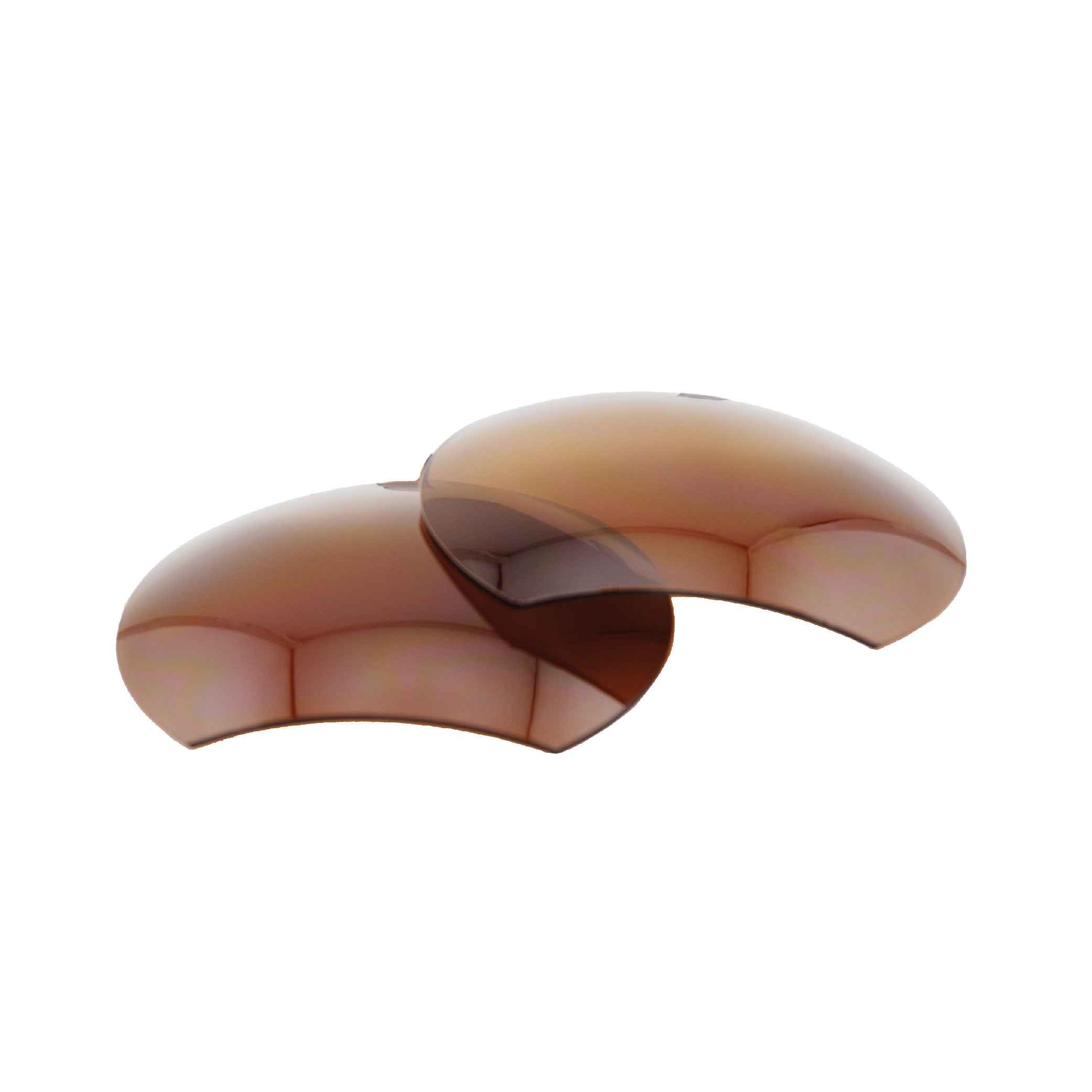 Lentilles base 8 polycarbonate brunes