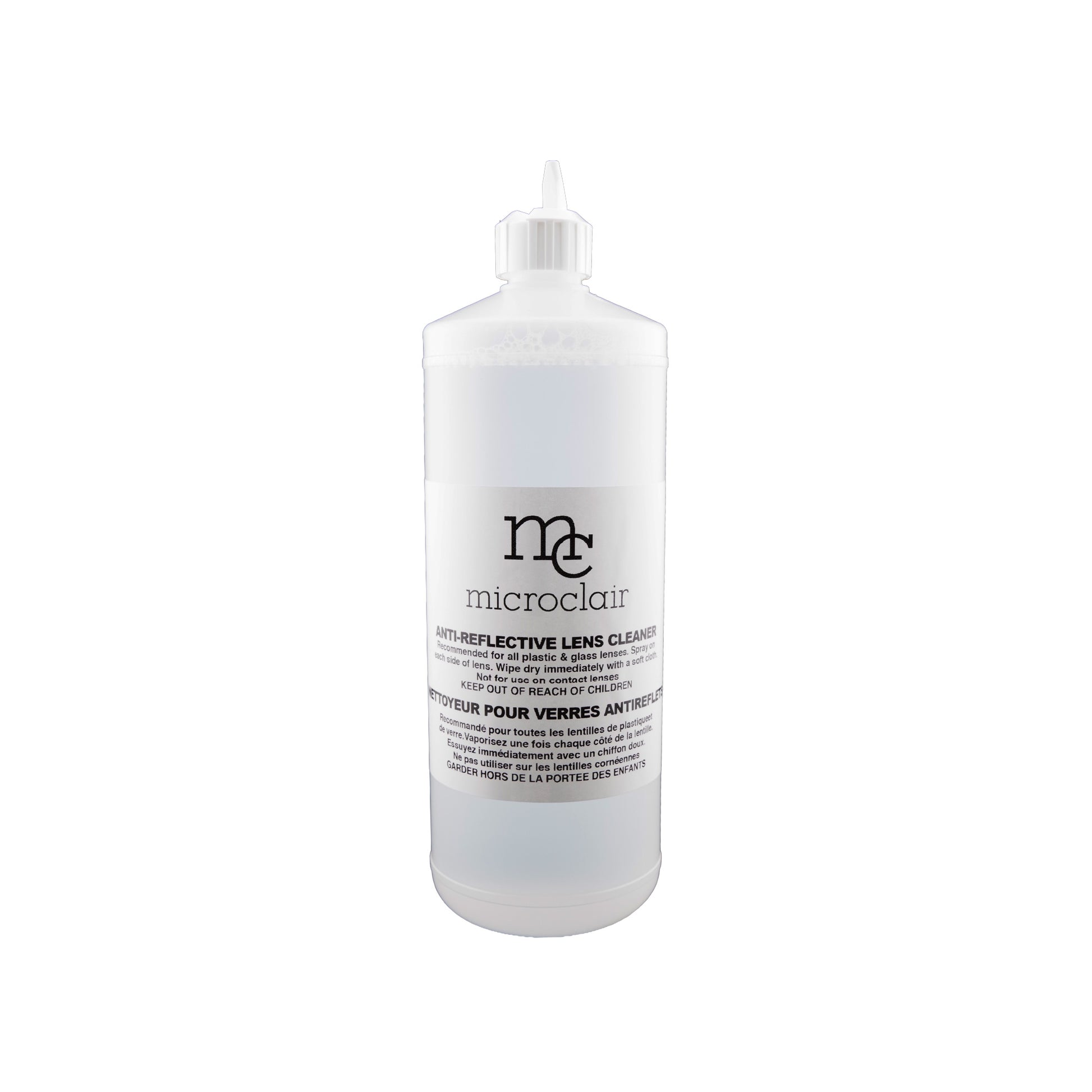 Anti-reflective lens cleaner – 1L Microclair refill