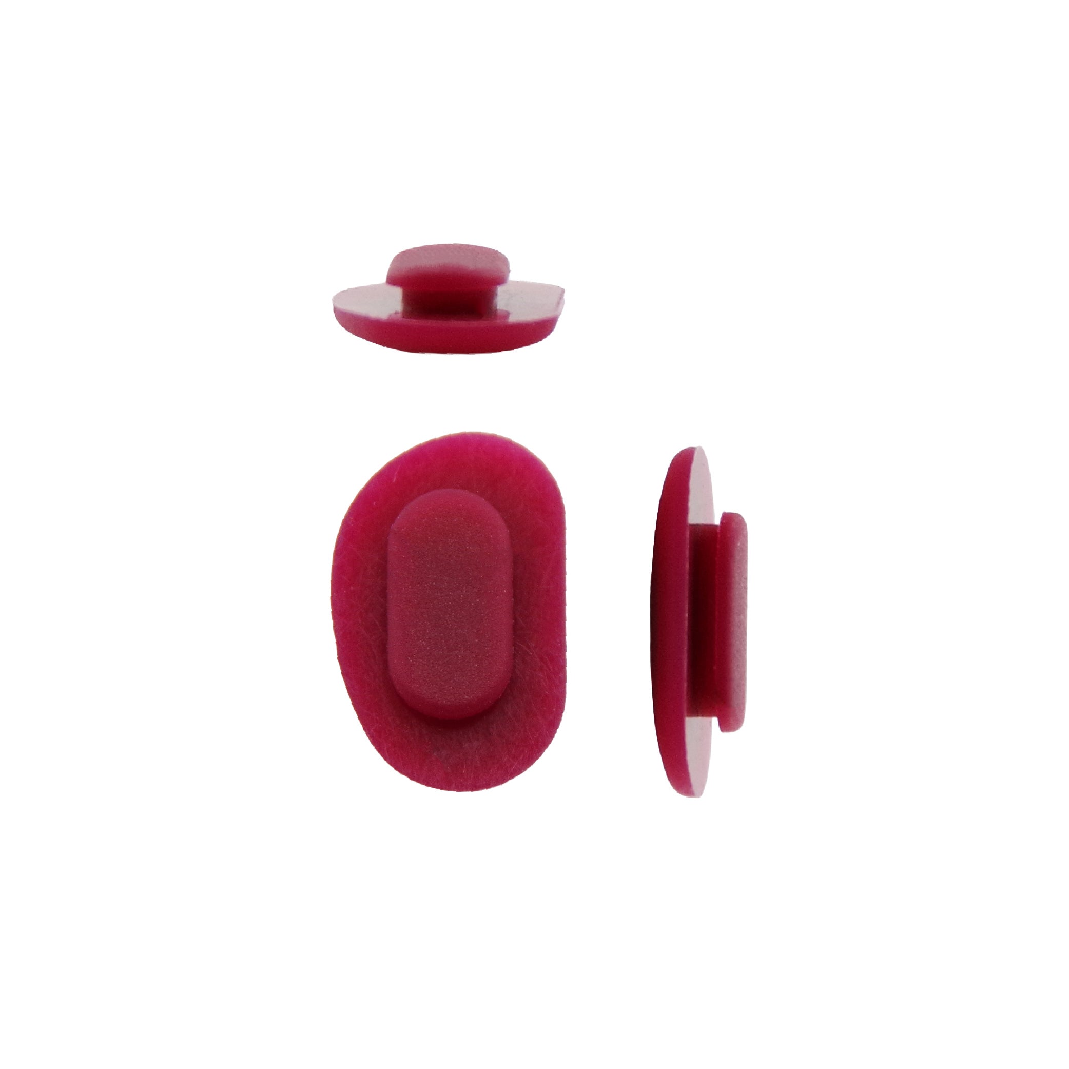 Plaquettes Oakley en silicone 15mm