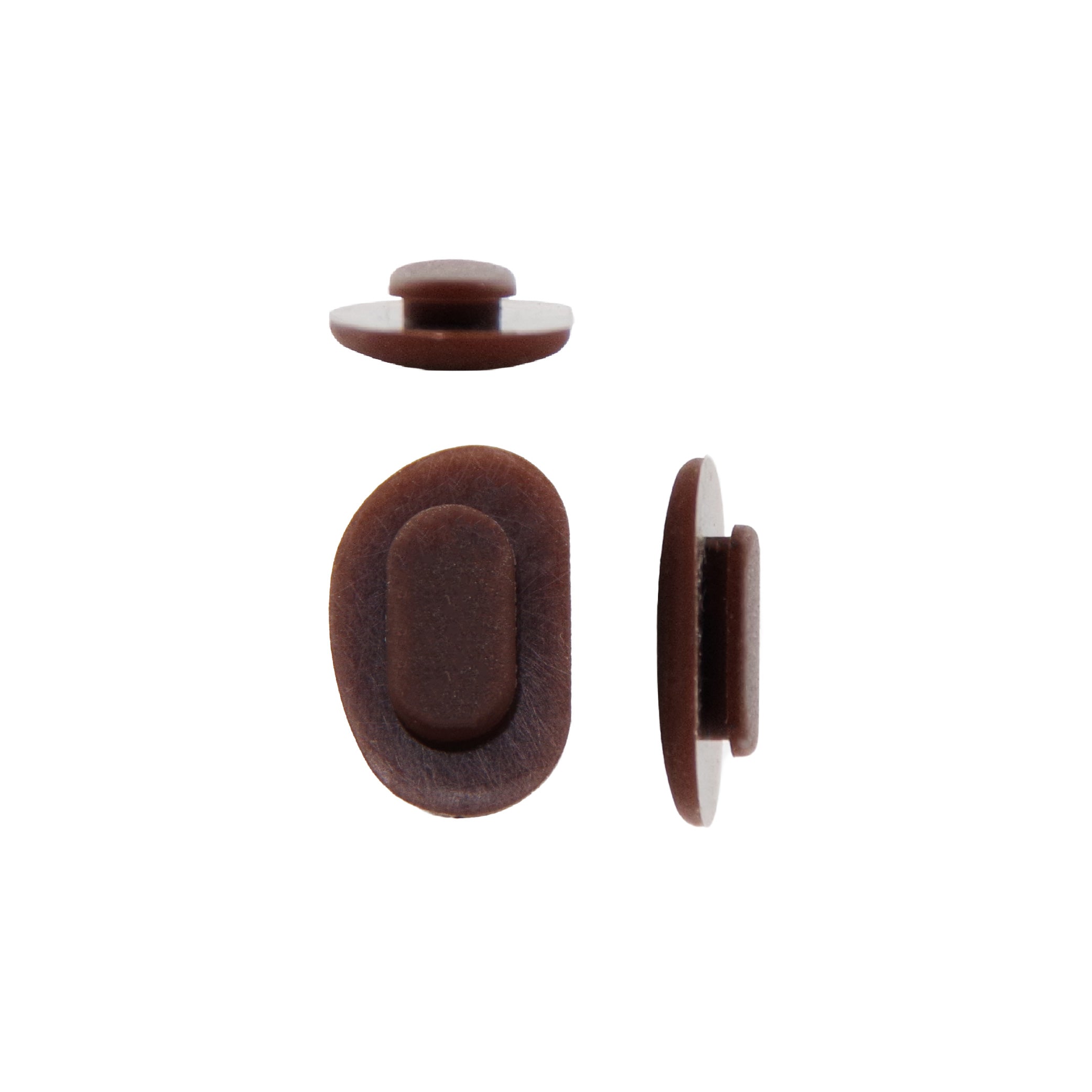 Plaquettes Oakley en silicone 15mm