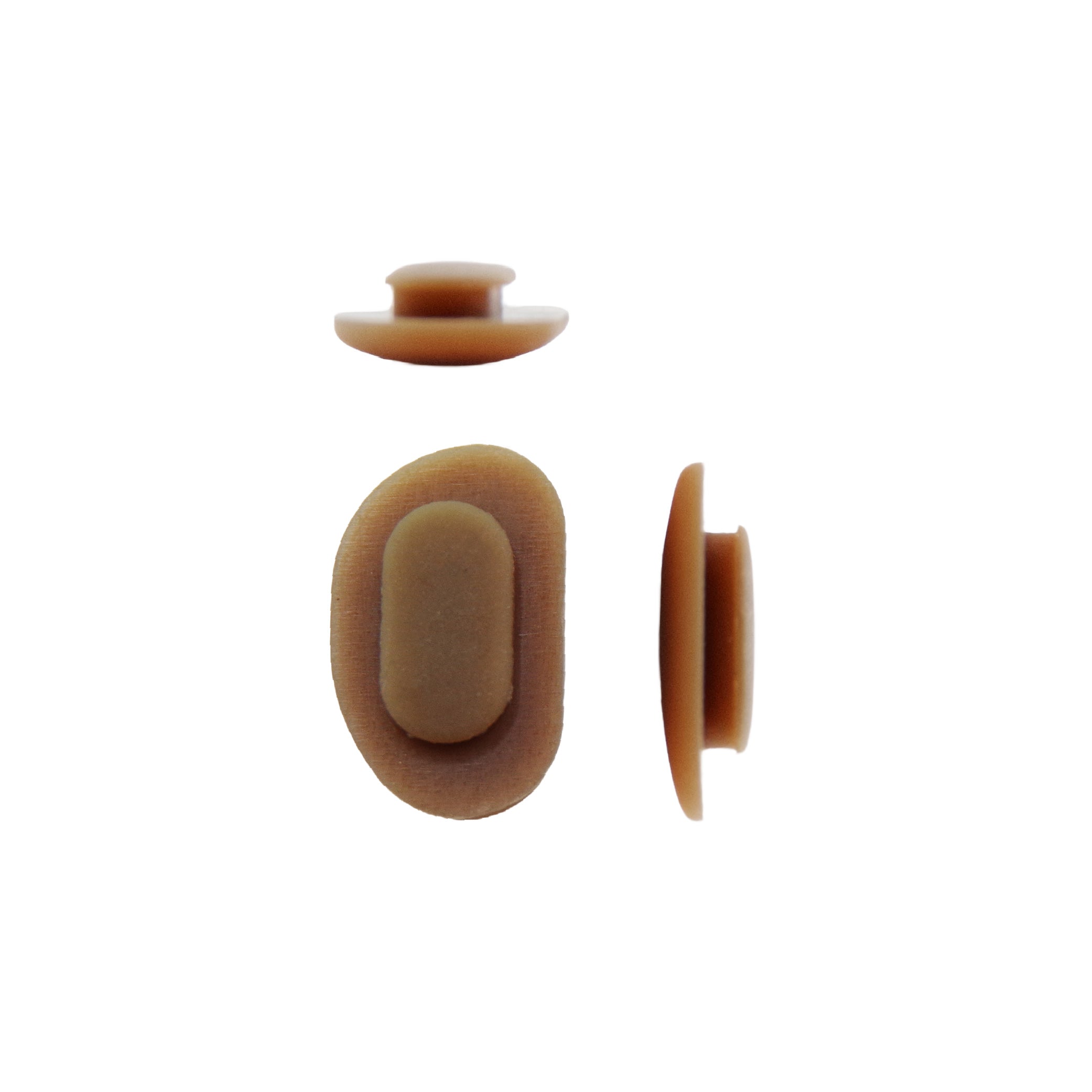 Plaquettes Oakley en silicone 15mm