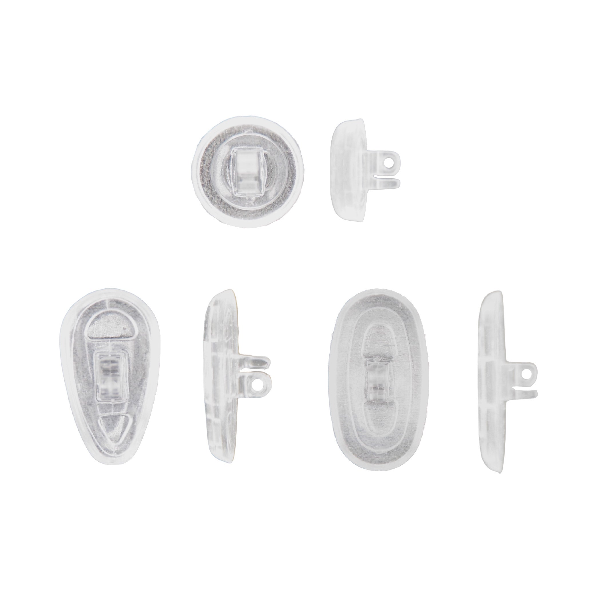 Plaquettes en silicone pression & vis